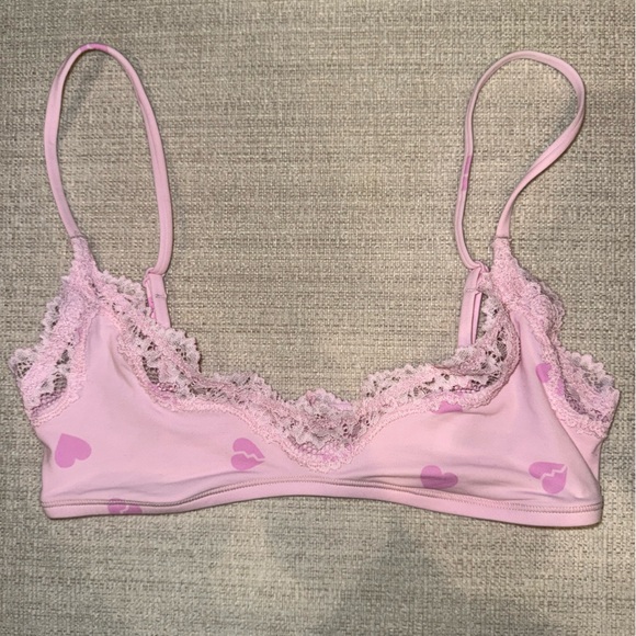 SKIMS Fits Everybody Lace Scoop Bralette - Picture 1 of 3